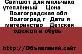 Свитшот для мальчика утеплённый  › Цена ­ 600 - Волгоградская обл., Волгоград г. Дети и материнство » Детская одежда и обувь   